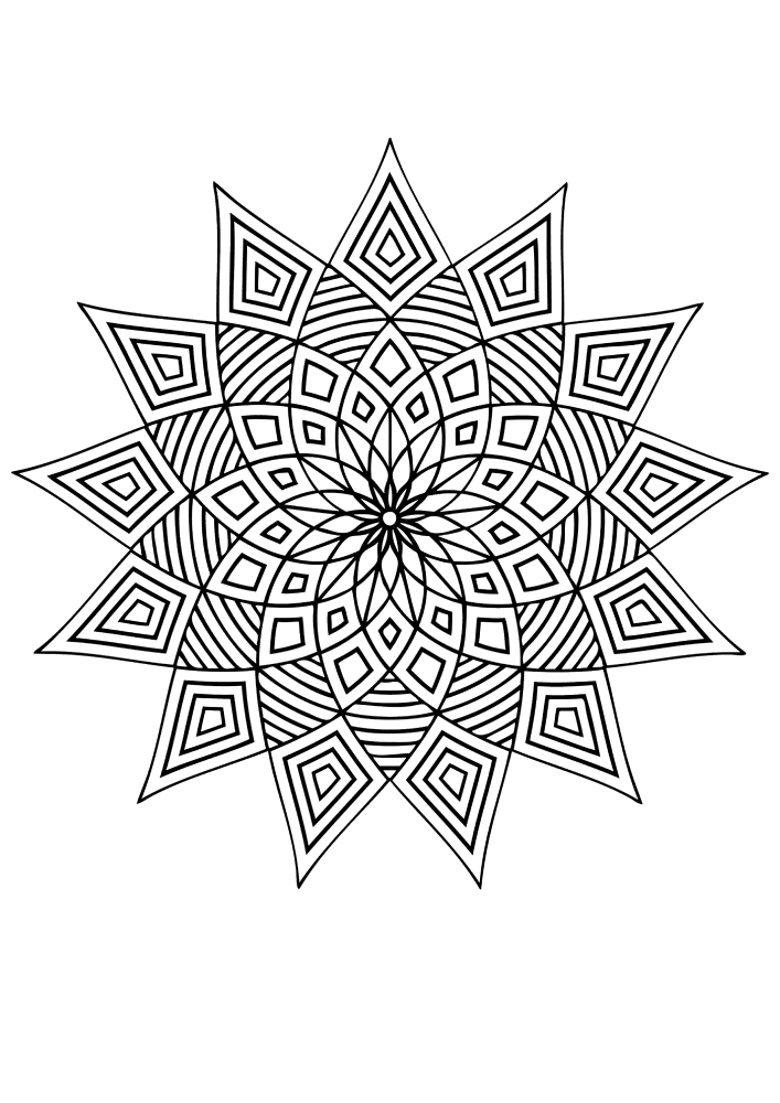 Antistress Pattern coloring book